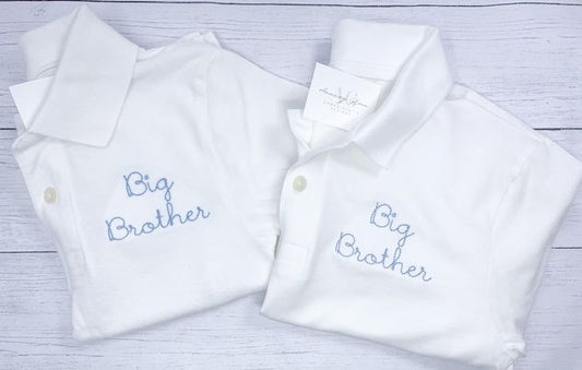 Big Brother White Polo